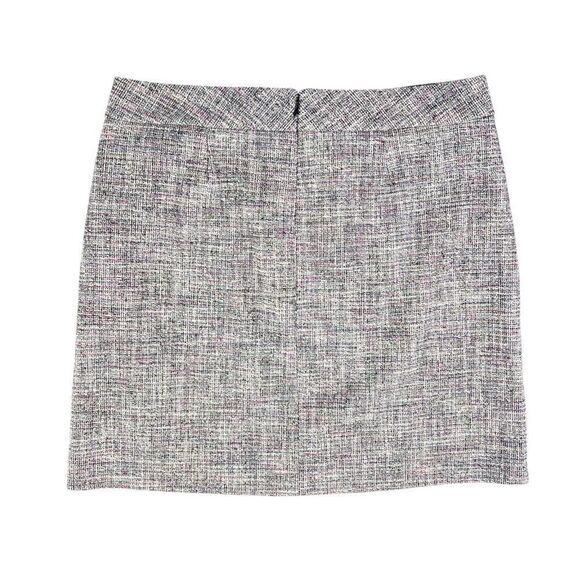 DKNY Grey Tweed Short A-Line Skirt Size 8 - Picture 2 of 7